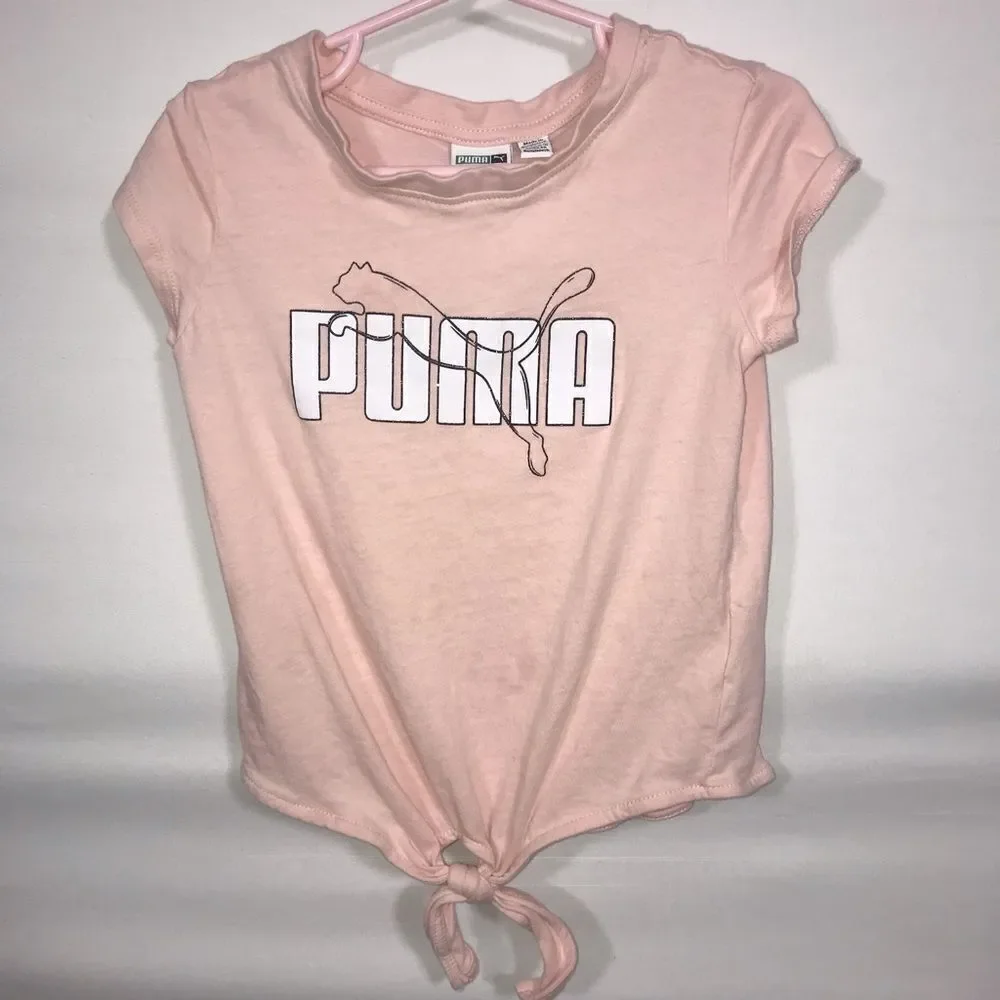 Puma Light Pink Logo T-Shirt